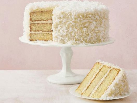 Photo Kokosnusskuchen mit Quarkcreme