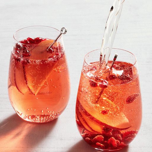 Foto von einem Shorle Cocktail mit Campari