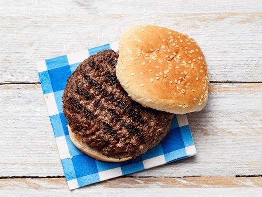 Foto gegrillte Burger
