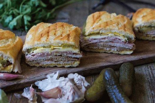 Foto kubanische Sandwiches