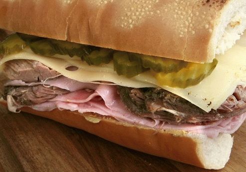 Foto kubanisches Sandwich