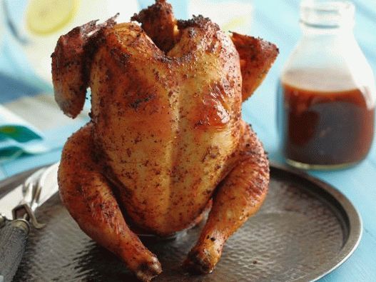 Photo BBQ Chicken auf einer Bierdose