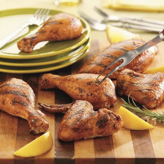 Foto gegrilltes Hähnchen