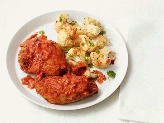 Foto Hähnchenschenkel in Tikka Masala Sauce
