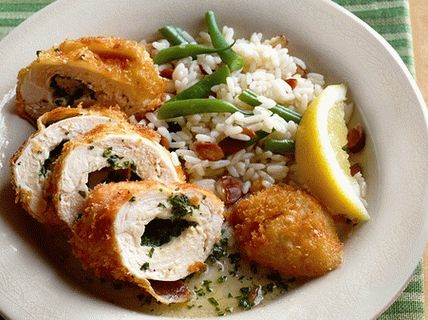 Foto Hühnerbrötchen mit Kräutern