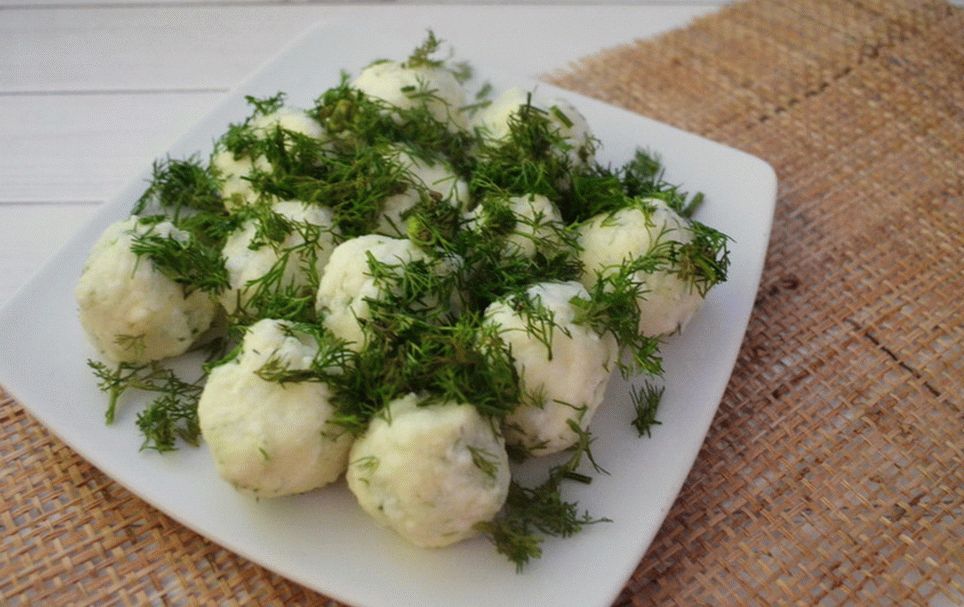 Lazy Knödel mit Käse