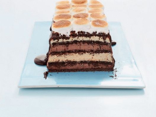 Foto des Gerichts - Kuchen Smor ohne Mehl mit Marshmallow-Creme