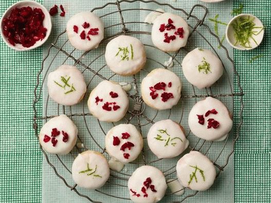 Fotografie Gerichte - Curd Cookies mit Schneebällen