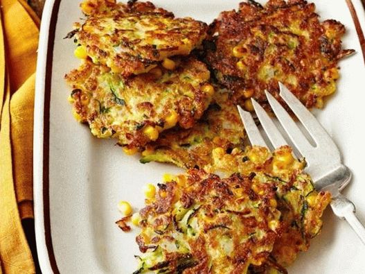 Mais und Zucchini Krapfen