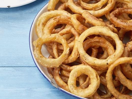 Photo Zwiebelringe von Pommes im Bierteig