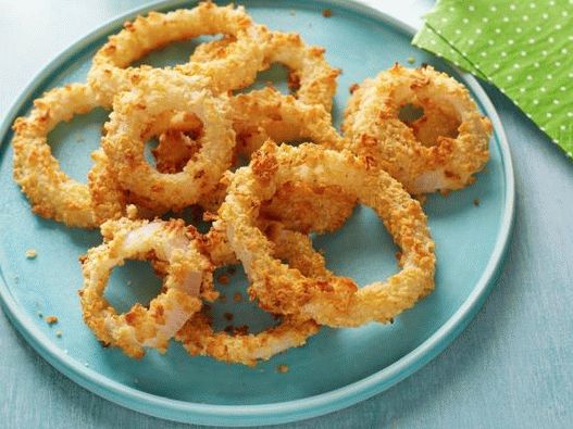 Foto Zwiebelringe im Ofen