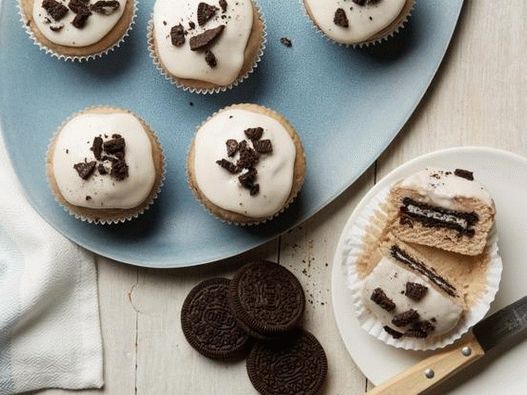Foto von Eis und Schokoladen-Muffins