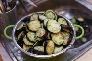 Marinierte Aubergine