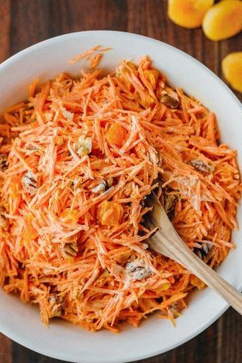 Foto Karottensalat mit Preiselbeeren