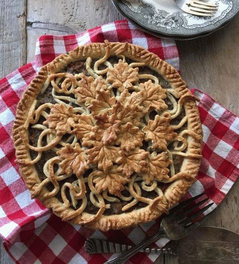 Foto Tortiere Fleischpastete
