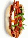 2. Hot Dog mit Speck