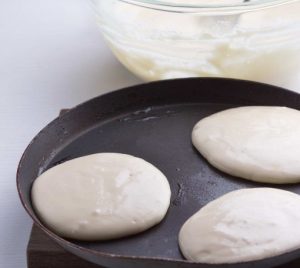 Krapfen auf saurer Sahne