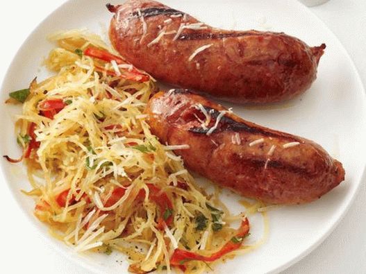 Spaghetti Kürbis mit Kupat