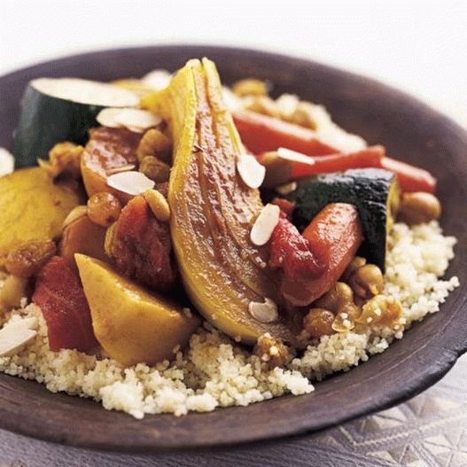 Foto des Gerichts - Couscous mit sieben Sommergemüse