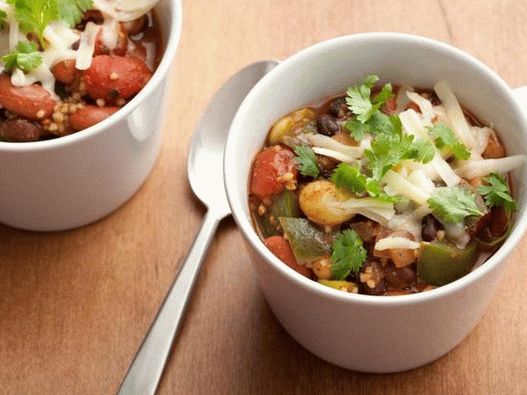 Fotogerichte - Vegetarisches Chili in einem Slow Cooker
