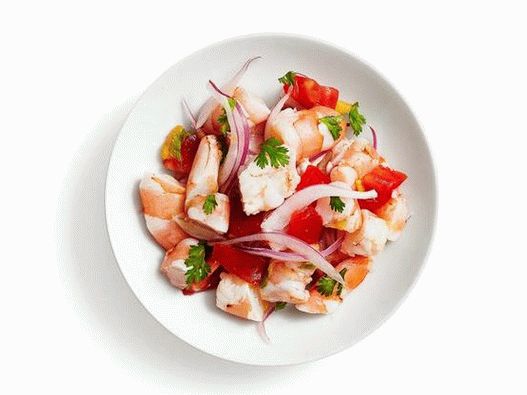 Photo Spicy Garnelen-Ceviche mit Tomate