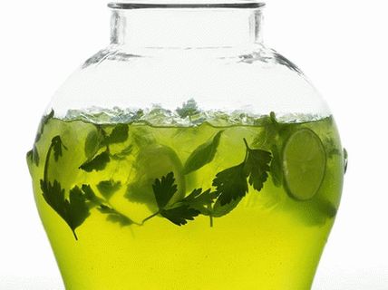 Photo Refreshing Herbal Drink