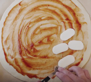 Gemüse Pizza Roll Stromboli - 0
