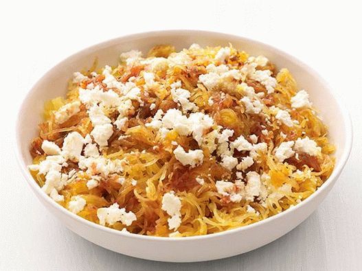 Foto Gemüsespaghetti mit Feta