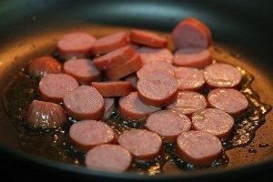 Wurst Nudeln