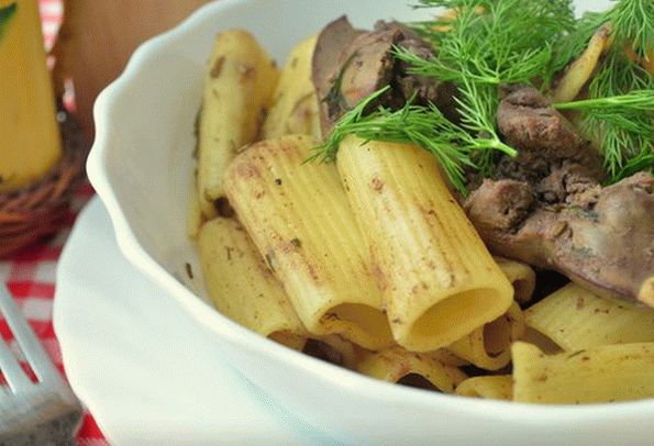 Hühnerleber Pasta