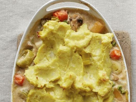 Photo Shepherd's Pie mit Steckrüben, Rüben und Curry