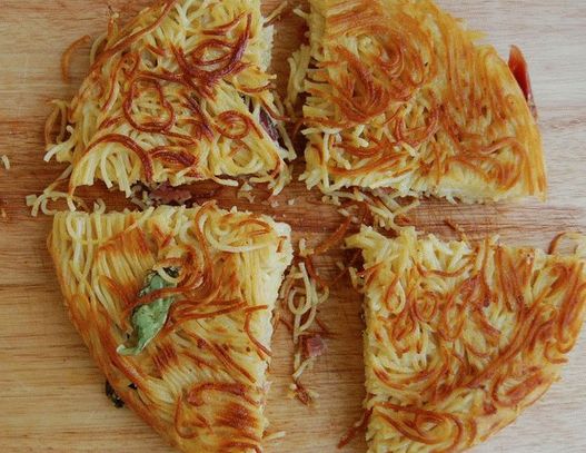 Foto Spaghetti Pizza