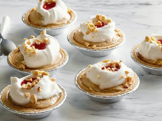 Photo Pie mit Erdnusspudding und Marmelade