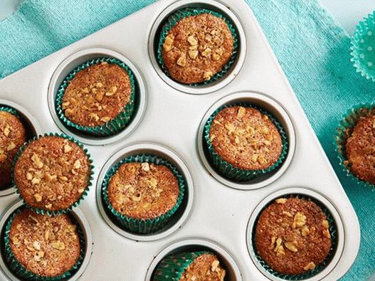 Bananenmuffins mit Walnüssen und Kleie