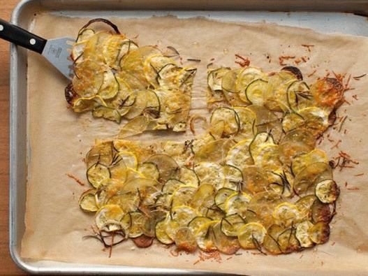 Gratin aus Kartoffeln, Zucchini und gelber Zucchini