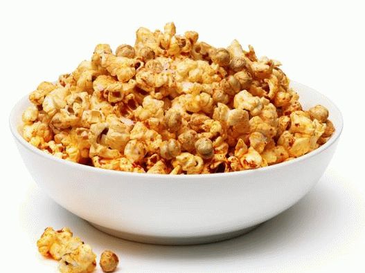 Fotopopcorn mit knusprigen Kichererbsen und Paprika