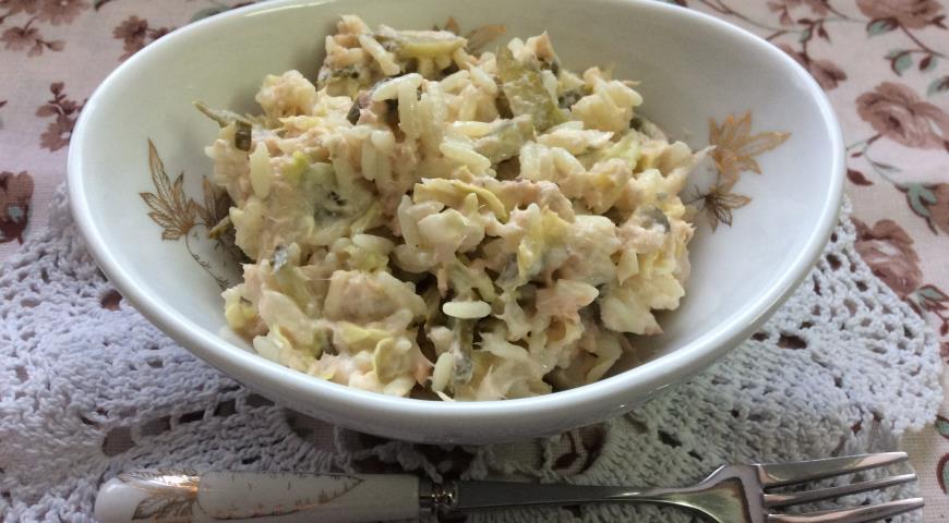 Fastensalat mit Fisch