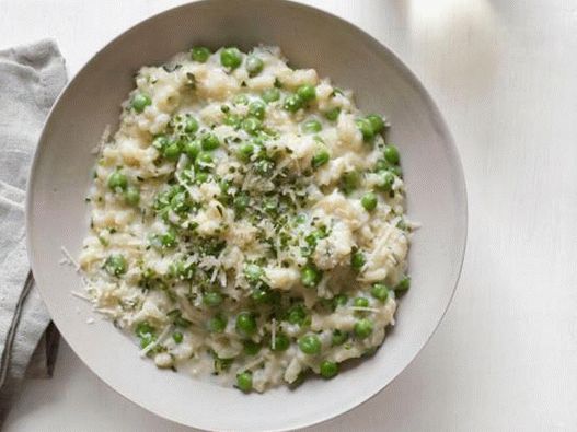 Easter Peas Risotto Dinner