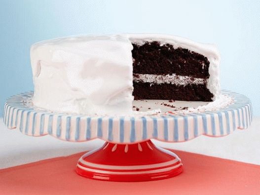 Dish Photography - Schokoladenkuchen mit Marshmallow