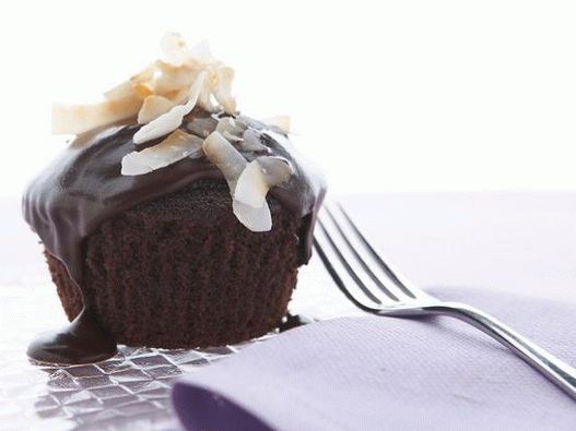 Dish Photography - Schokoladen Cupcakes mit Kokos