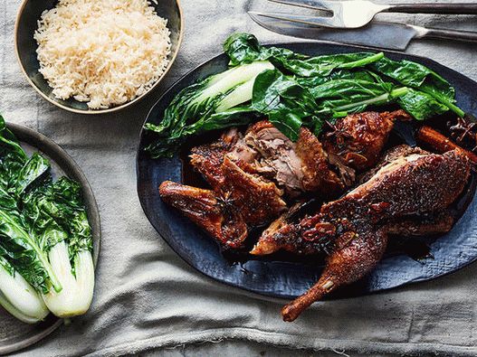 Photo Chinese gedämpfte und gebackene Ente