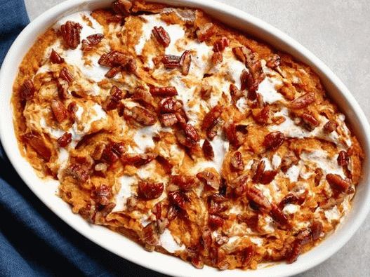 Foto von Süßkartoffelpüree in einem Slow Cooker