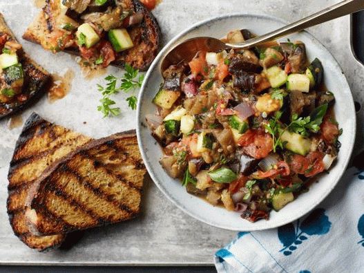 Gegrilltes Ratatouille-Foto