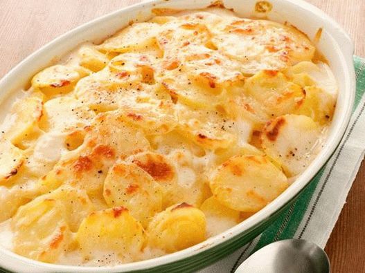 Fettarmer Kartoffelauflauf
