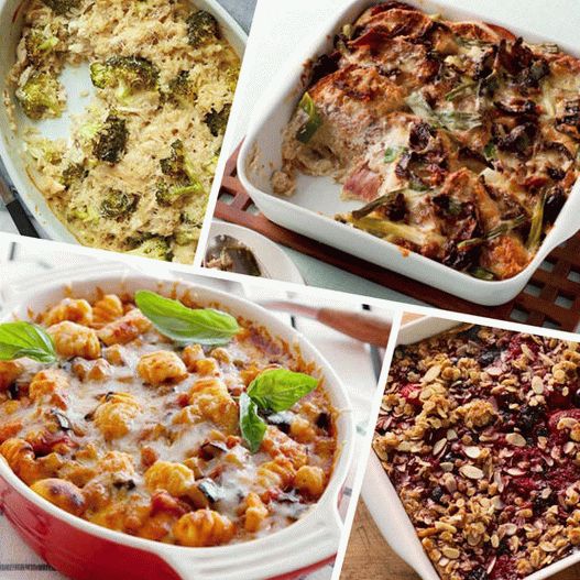 Fotorezepte für gesunde Aufläufe