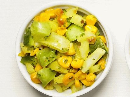 Photo Relish aus Mais und grünen Tomaten (Vorspeisensauce)