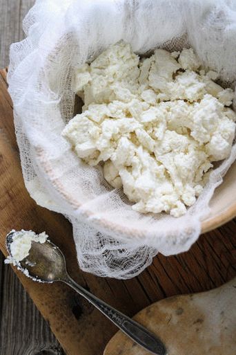 Foto von Ricotta zu Hause