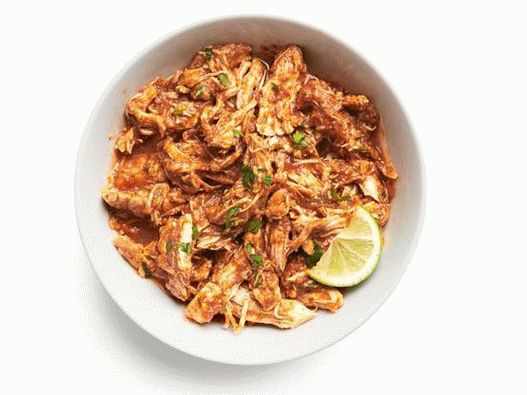 Photo Ragged Chicken in einem Slow Cooker