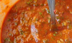 Satsebel auf Georgisch