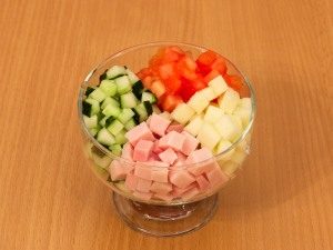 Salat "Für zwei"